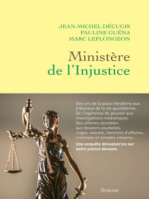 cover image of Ministère de l'injustice